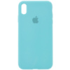 Чохол Silicone Case Full Protective (AA) для Apple iPhone XS Max (6.5«), Бірюзовий / Marine Green - купити в SmartEra.ua