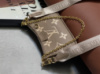 Сумка Louis Vuitton Bolsa Easy Pouch On Strap бежевий + лого