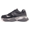 New Balance 9060 чорні з сірим (червоний язик)
