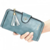 Клатч портмоне кошелек Baellerry N2341, маленький Женский кошелек, компактный кошелек. Цвет: темно-синий