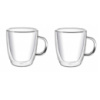 Стеклянная чашка с двойным дном Con Brio СВ-8435-2, 2шт, 350мл | Стеклянные стаканы с CO-275 двойными стенками