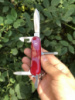 Нож складной, мультитул Victorinox Evolution 11 (85мм, 13 функций), красный 2.4803.E