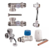 Комплект Forte: Змішувальна група пряма з байпасом та зливною групою (SF239W20+SFE010+SF005W25+SF004W25+SD367W25)