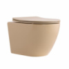 Унітаз підвісний Qtap Robin Ultra Quiet 520×365×340 мм, Beige, з сидінням Slim Duroplast / Soft-close / Quick Release QTROB26SB48997