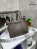 Капучино - міні-сумочки на блискавці зі знімним тканинним ремінем у комплекті  (0523)