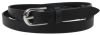Жіночий ремінь, пояс із натуральної шкіри Skipper чорний 2 см