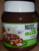 Шоколадна паста Nuss milk (шоколадно-горіхова) 400g.