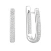 Серебряные серьги CatalogSilver с фианитами (2129851)