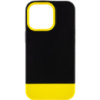 Чохол Apple iPhone 13 Pro Max - TPU+PC Bichromatic (Black / Yellow) - купити в SmartEra.ua