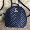 Рюкзак Gucci GG Marmont Quilted Backpack Blue