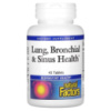 Здоров'я дихальних шляхів, Lung, Bronchial & Sinus Health, Natural Factors, 45 таблеток