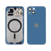 Корпус для Apple iPhone 13 Blue (Синий) с задним стеклом, рамкой и стеклом камеры
