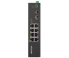 8-портовый неуправляемый POE коммутатор Hikvision DS-3T0510HP-E/HS, 6x (100Мбит/с)PoE + 2x(100Мбит/с) Hi-PoE +2x SFP (1000Мбит/с)