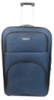 Тканинева велика валіза на колесах 100L Gedox темно-синій у клітинку