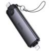 Кардрідер Hoco HB56B 3-in-1 (Type-C+Lightning) Black
