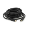Кабель Merlion HDMI-HDMI HIGH SPEED 10m, v1.4, OD-7.5mm, круглый Black, коннектор Black, (Пакет) Q50