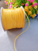 Шнур вощенный/ 1 мм / жёлтый /  заказ кратно метру