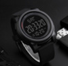 Мужские спортивные наручные часы SKMEI 1257 электронные с подсветкой, армейские цифровые часы Черный