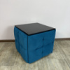 Пуф-трансформер 5в1 Остин-4 со столиком велюр бирюзовый/черный 2-5-9005