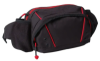 Велика поясна сумка Corvet WB3506-82 чорна з червоним