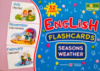 English : flashcards. Seasons. Weather. (Флешкартки. Пори року. Погода). (ПіП)