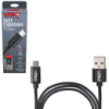 Кабель  VOIN CC-1802M BK, USB - Micro USB 3А, 2m, black (быстрая зарядка/передача данных) (CC-1802M BK)