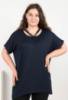 Жіноча темно-синя футболка