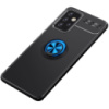 TPU чохол Deen ColorRing під Магнітний тримач (opp) для Samsung Galaxy A72 4G / A72 5G (Чорний / синій) - купити в SmartEra.ua