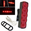 Велофонарь XFL-101-5LED, Велосипедный фонарь с функцией мигалки, Световые сигналы для велосипеда