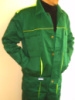 Костюм «Весна ИТР»,куртка+брюки,тк.Дефенса ВО, 210г/м2, зелений + неон армир нить