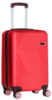 Мала пластикова валіза на колесах 45L GD Polo червона