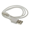 USB кабель для смарт часов универсальный магнитный 2 pin (2.8 x 9 mm) белый