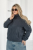 Флісова жіноча кофта на блискавці Jacket« | Норма та батал Графіт, 50-52