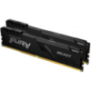 Модуль памяти для компьютера DDR4 32GB (2x16GB) 2666 MHz FURY Beast Black Kingston Fury (ex.HyperX) (KF426C16BBK2/32)