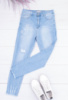 Жіночі блакитні джинси