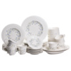 Столовый набор посуды тарелок и чашек 32 предмета на 6 персон Sophie фарфоровый, обеденный столовый сервиз тарелок YY78-5A