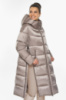 Куртка женская Braggart зимняя длинная с капюшоном - 55120 цвет аметрин