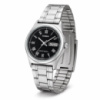 Жіночий годинник Casio LTP-V006D-1B – Класична модель з календарем та сталевим браслетом