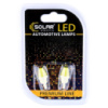 LED автолампа Solar 12V T10 W2.1x9.5d 1COB white, 2шт SL1337