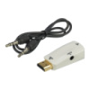 Адаптер переходник HDMI - VGA (F) + AUX (3.5) белый