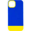 Чохол для Apple iPhone 12 Pro / 12 (6.1«») - TPU+PC Bichromatic Navy Blue / Yellow - купити в SmartEra.ua