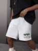 Шорти білі з ДТФ | 67-009