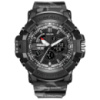Чоловічий спортивний годинник Smael 1809 Camo Black з комбінованим циферблатом та водозахистом 50м