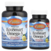 Омега-3, Смак Лимону, EcoSmart Omega-3, Carlson, 90+30 желатинових капсул