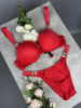 Комплект Victoria's Secret 8073 Push-Up Bra червоний