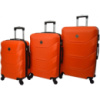 Дорожній набір валіз Bonro 3 штуки оранжевий