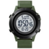 Часы наручные мужские SKMEI 1508AGWT ARMY GREEN-WHITE, Водонепроницаемые мужские часы. Цвет: зеленый