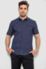 Сорочка чоловіча з принтом, колір синій, 214R7130-1