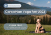 Білет на фестиваль Carpathian Yoga Fest 2023 (10-15 вересня) сцена Prof