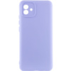 Чохол Silicone Cover Lakshmi Full Camera (A) для Samsung Galaxy A04, Бузковий / Dasheen - купити в SmartEra.ua